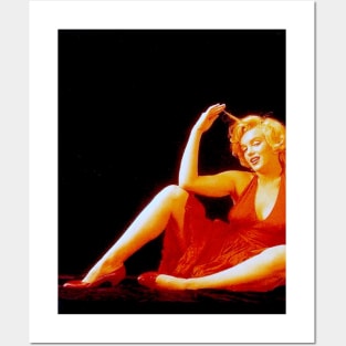 Marilyn Monroe With Horatio Hound Print Posters and Art